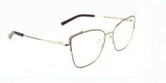 Okulary Korekcyjne Ana Hickmann AH 1396 09A Złote, Czarne Kocie Damskie