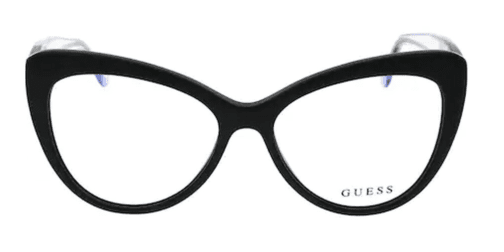 Okulary Korekcyjne Guess GU 2837 001 Czarne Kocie Damskie Najlepsze-Okulary_pl