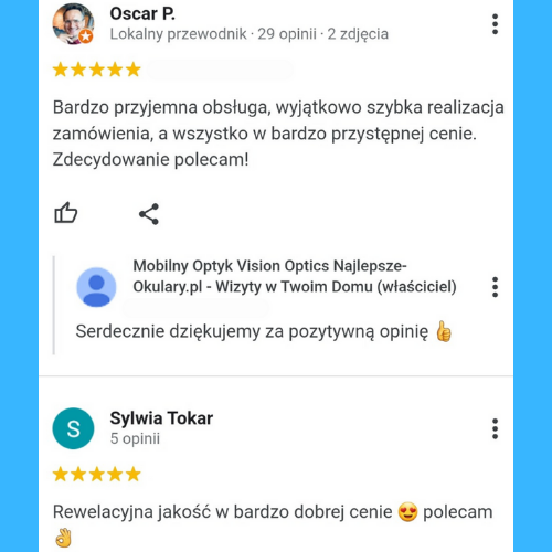 Opinie optyk Jelcz-Laskowice - mobilny Optyk